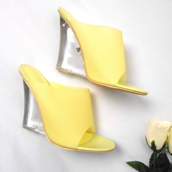 New Cape Robbin Clear Heel Wedge - Picture 3 of 8